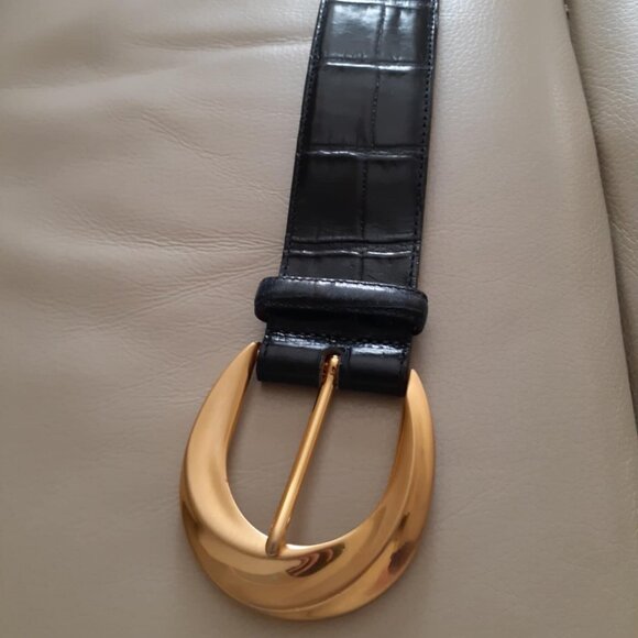 2 Brighton Belts Small - Black Leather - Reversible Brown EXCELLENT 43404 main image 13